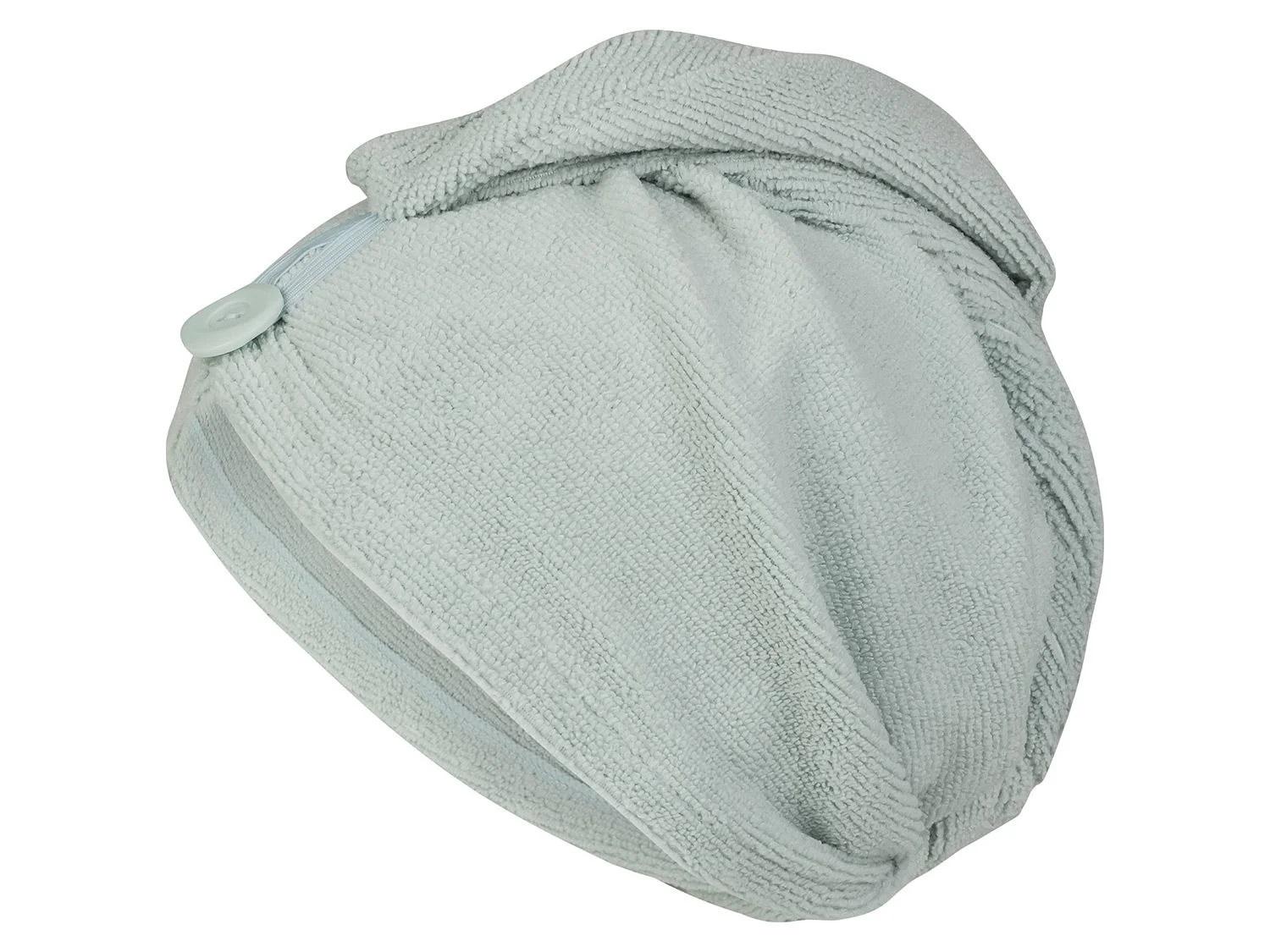 Полотенце-тюрбан для волос Livarno Home микрофибра с застежкой на пуговицу (P1-00232) - фото 1 Полотенце-тюрбан для волос Livarno Home микрофибра с застежкой на пуговицу (P1-00232) - фото 1