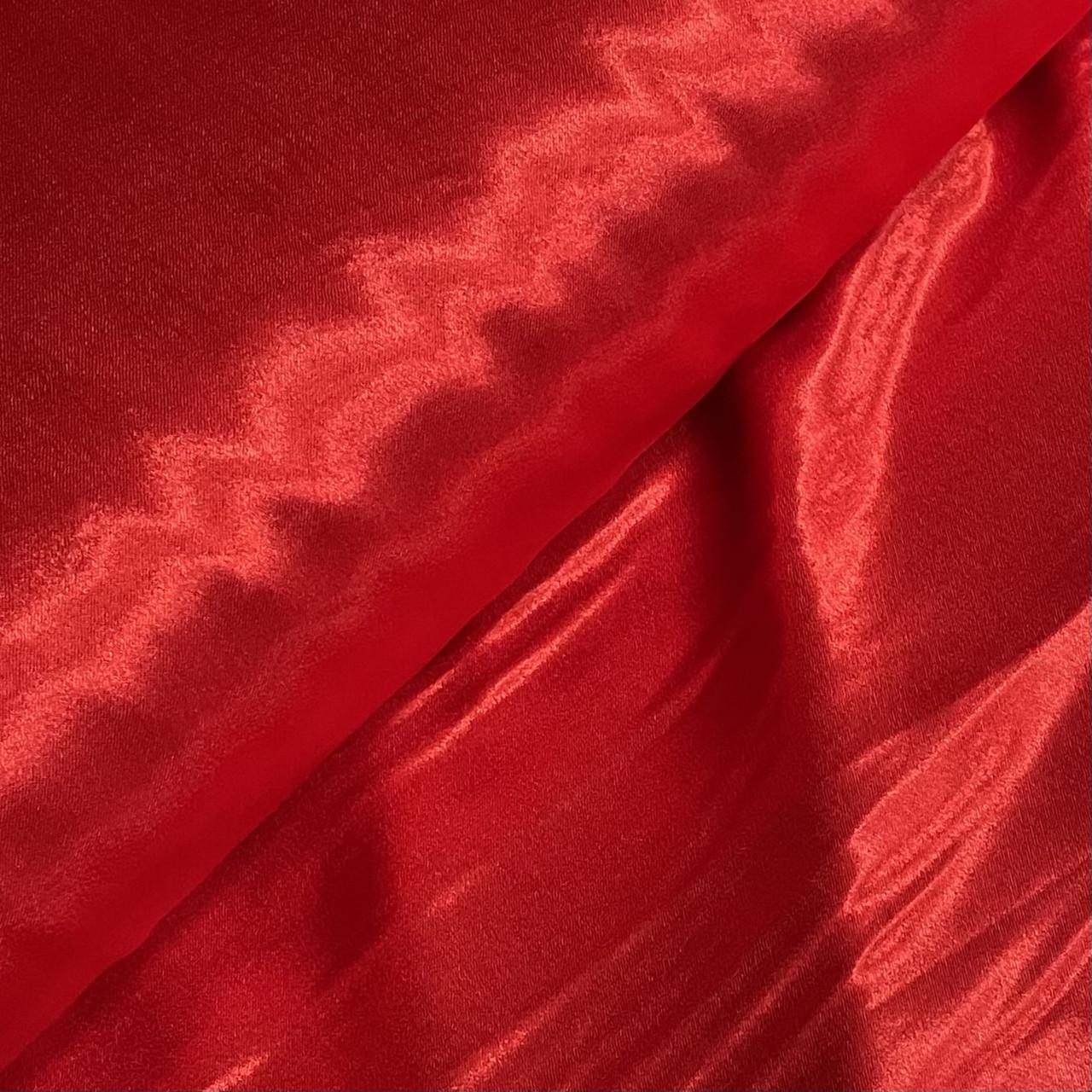 Ткань атлас креп-сатин Красный (24479046) - фото 1 Ткань атлас креп-сатин Красный (24479046) - фото 1