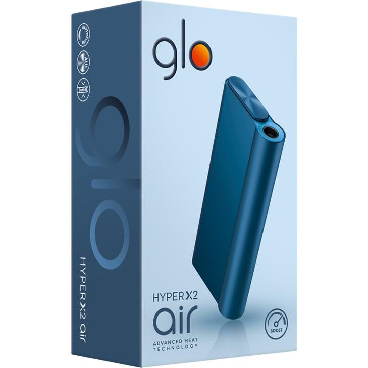 Система нагрівання тютюну Glo HYPER X2 AIR Блакитне небо - фото 2