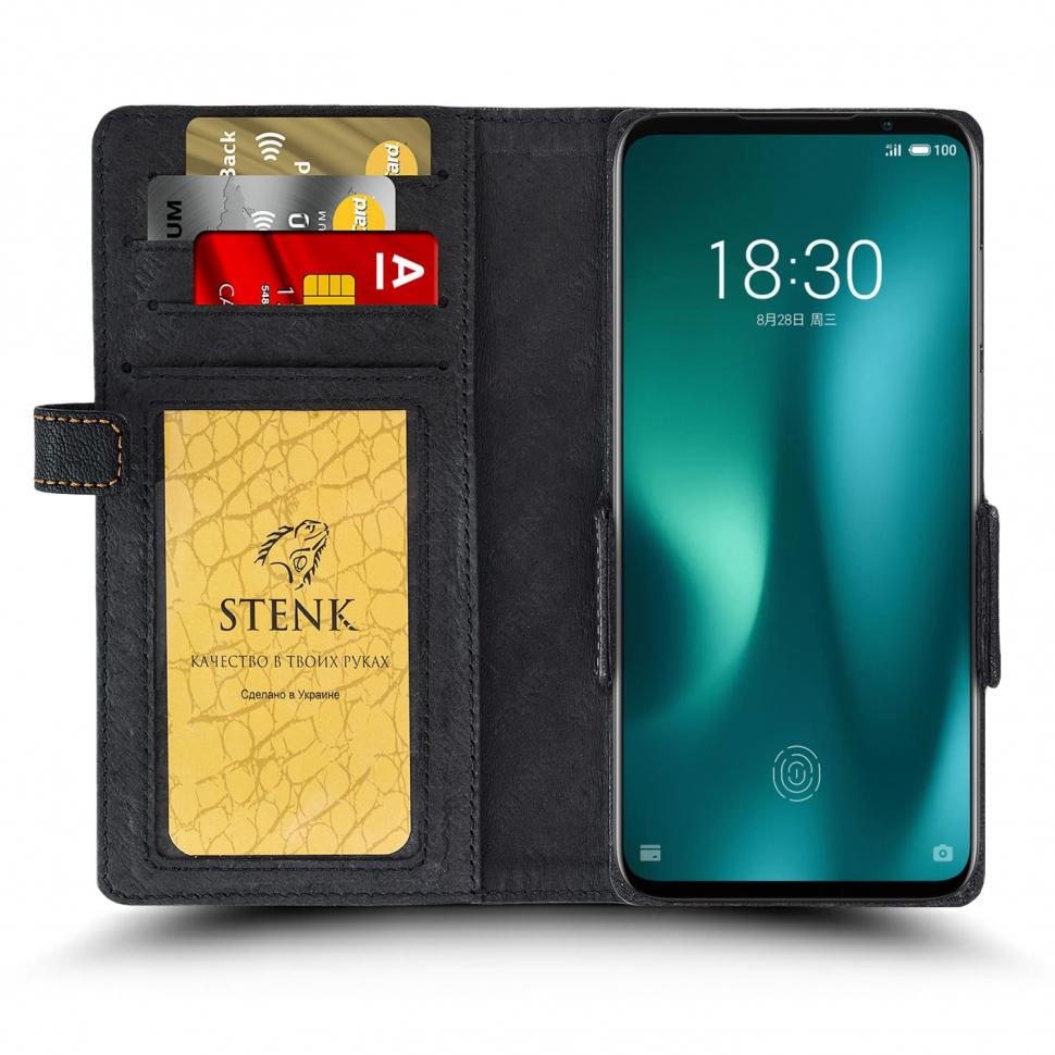 Чехол книжка Stenk Wallet для Meizu 16s Pro Черный (67255) Чехол книжка Stenk Wallet для Meizu 16s Pro Черный (67255)