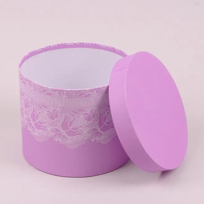 Комплект коробок для квітів Flora Фіолетовий 3 шт. (38248) - фото 3 Комплект коробок для квітів Flora Фіолетовий 3 шт. (38248) - фото 3