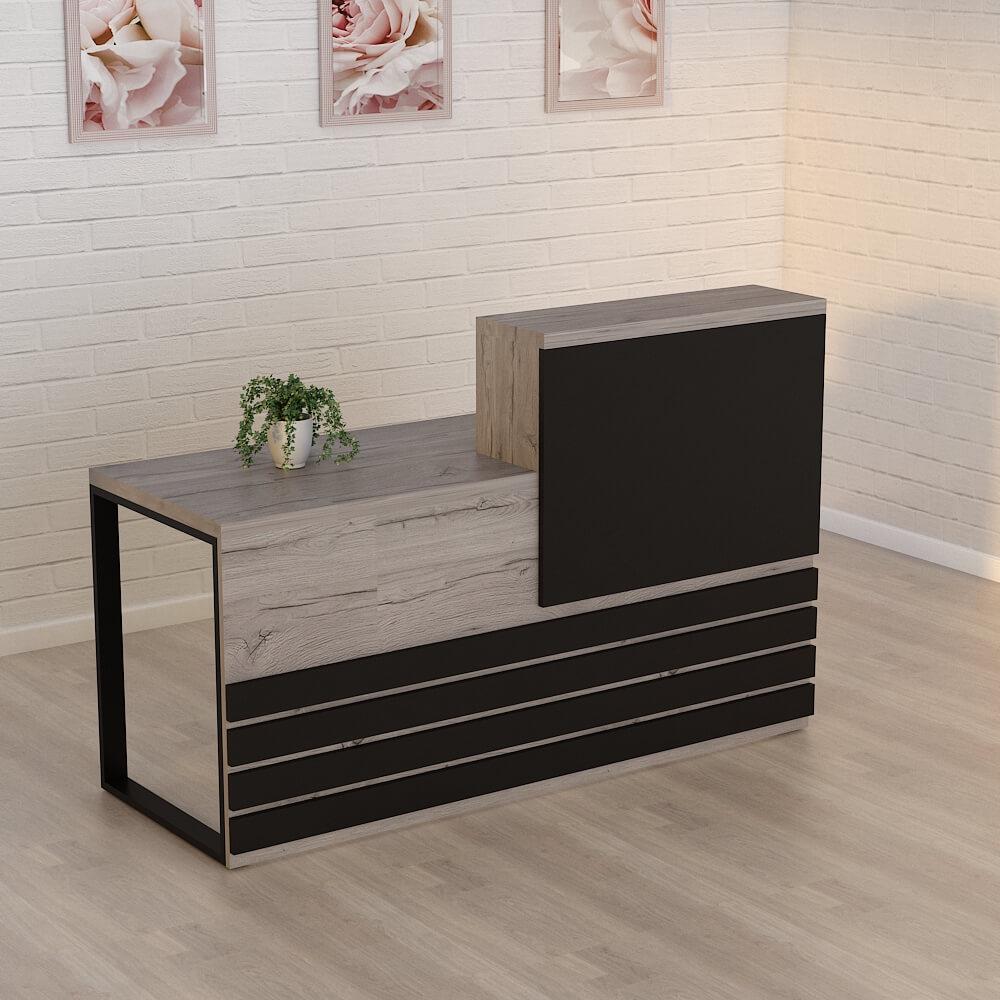 Стійка Гамма стиль ресепшн 5 1600 1600x636x1090 мм Хортиця (23168)