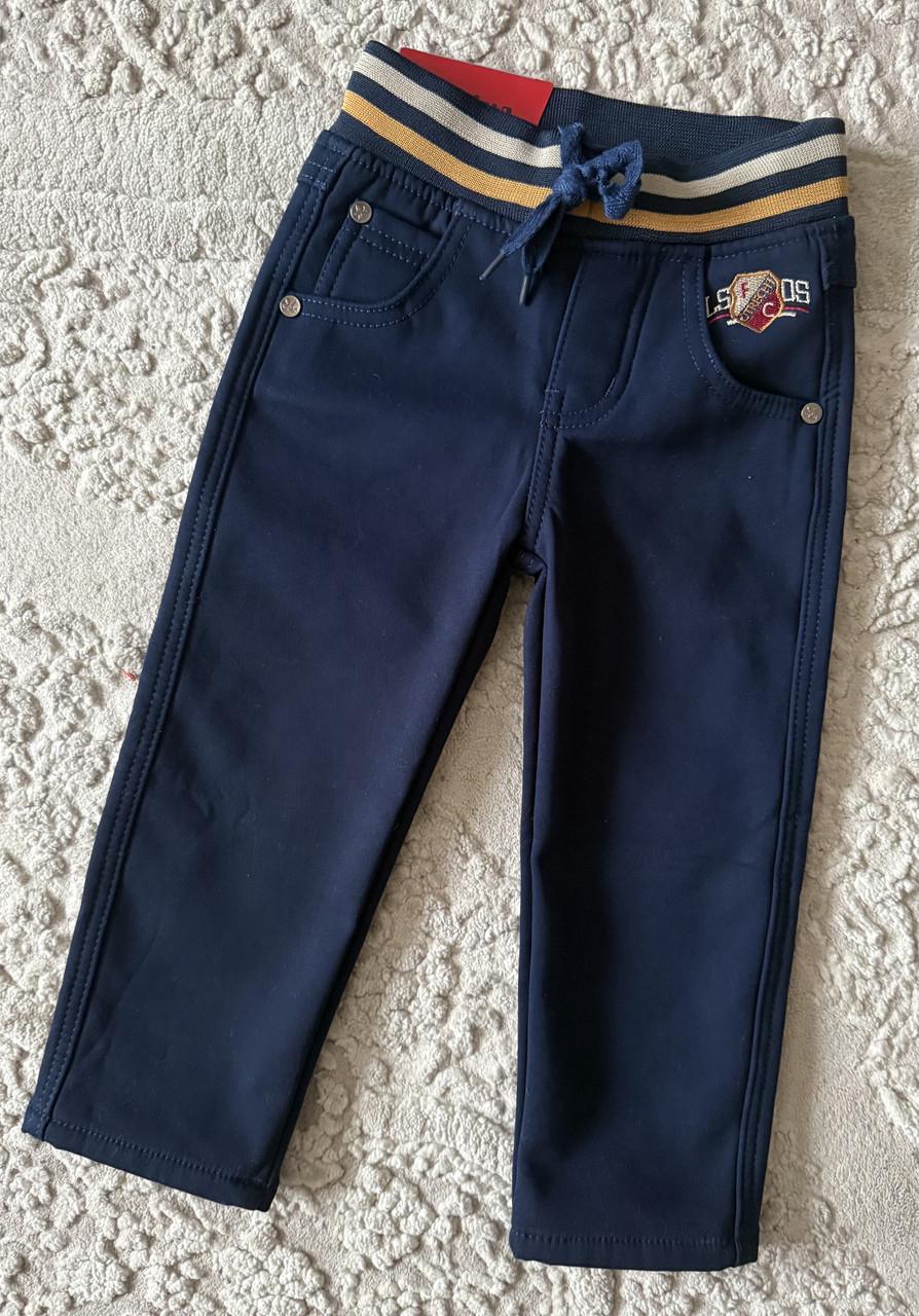 Брюки детские для мальчика зимние флис 110 см (2875313593)