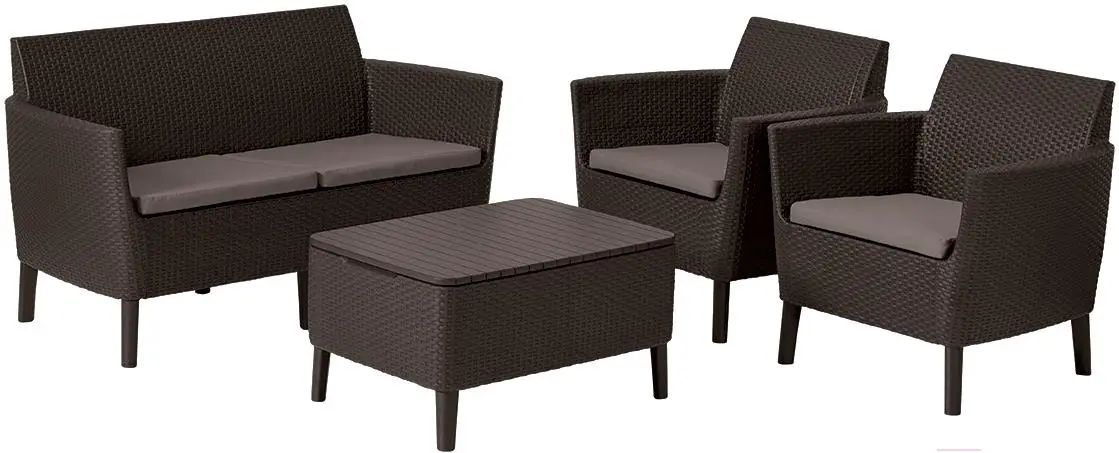 Комплект садовой мебели Keter Elodie Emma 2 Seater Sofa Set (CNT00008275)