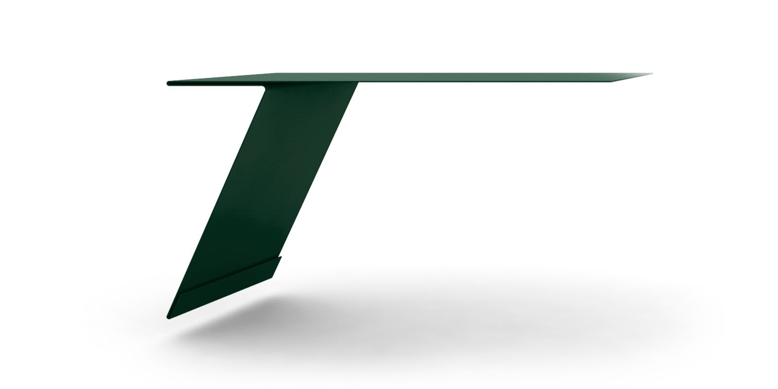 Защита карниза для фальц-настила матовая 2 м 0,45 мм RAL6005 (12408965)