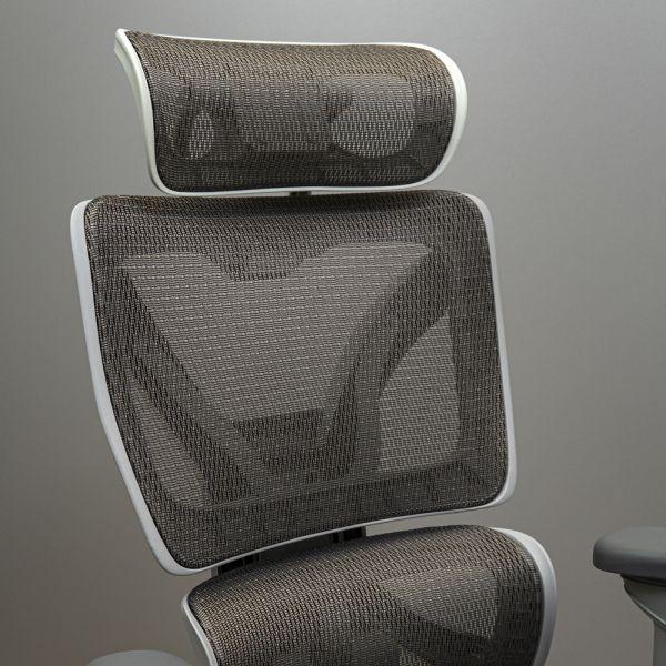 Кресло Перфоманс хром Synchro сетка Серый (1673040) - фото 6