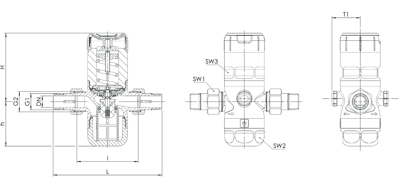 Редуктор давления холодной воды 40С Goetze ДУ15 1/2" серия 9000 (9060mFO-SP-15-PN16) - фото 3 Редуктор давления холодной воды 40С Goetze ДУ15 1/2" серия 9000 (9060mFO-SP-15-PN16) - фото 3