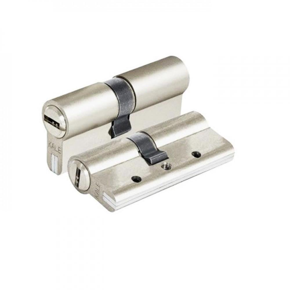 Цилиндр Kale 164 DBNE 90 мм 5 ключей Никель