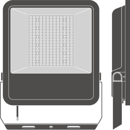 Прожектор LED Ledvance FL AREA ASYM 145W 220V 18400lm 3000K IP65 454x354x62 мм (4058075539778) - фото 5 Прожектор LED Ledvance FL AREA ASYM 145W 220V 18400lm 3000K IP65 454x354x62 мм (4058075539778) - фото 5