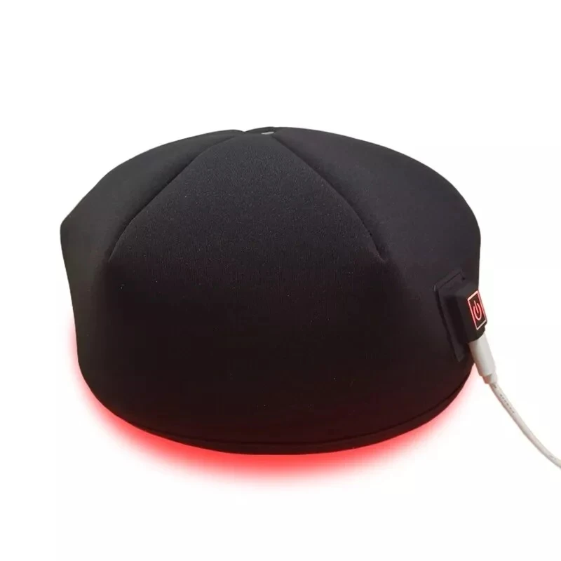 Шапка инфракрасная для роста волос RedoPro световая LED терапия 240 диодов 660nm и 850nm USB (135138)