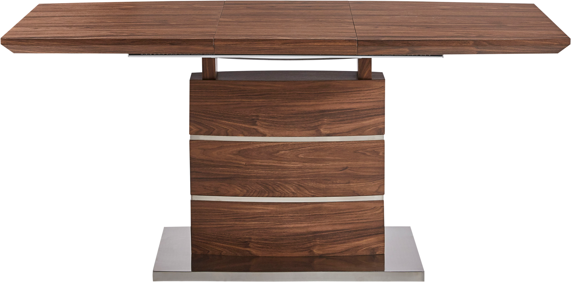 Стіл обідній розкладний GT K-6112 140-180x80x76 см Walnut - фото 2