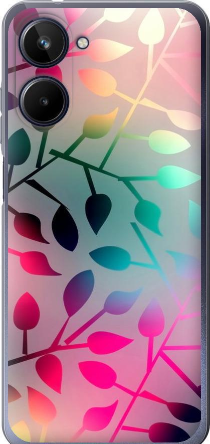 Чехол на Realme 10 Листья (2235u-2946-42517) Чехол на Realme 10 Листья (2235u-2946-42517)
