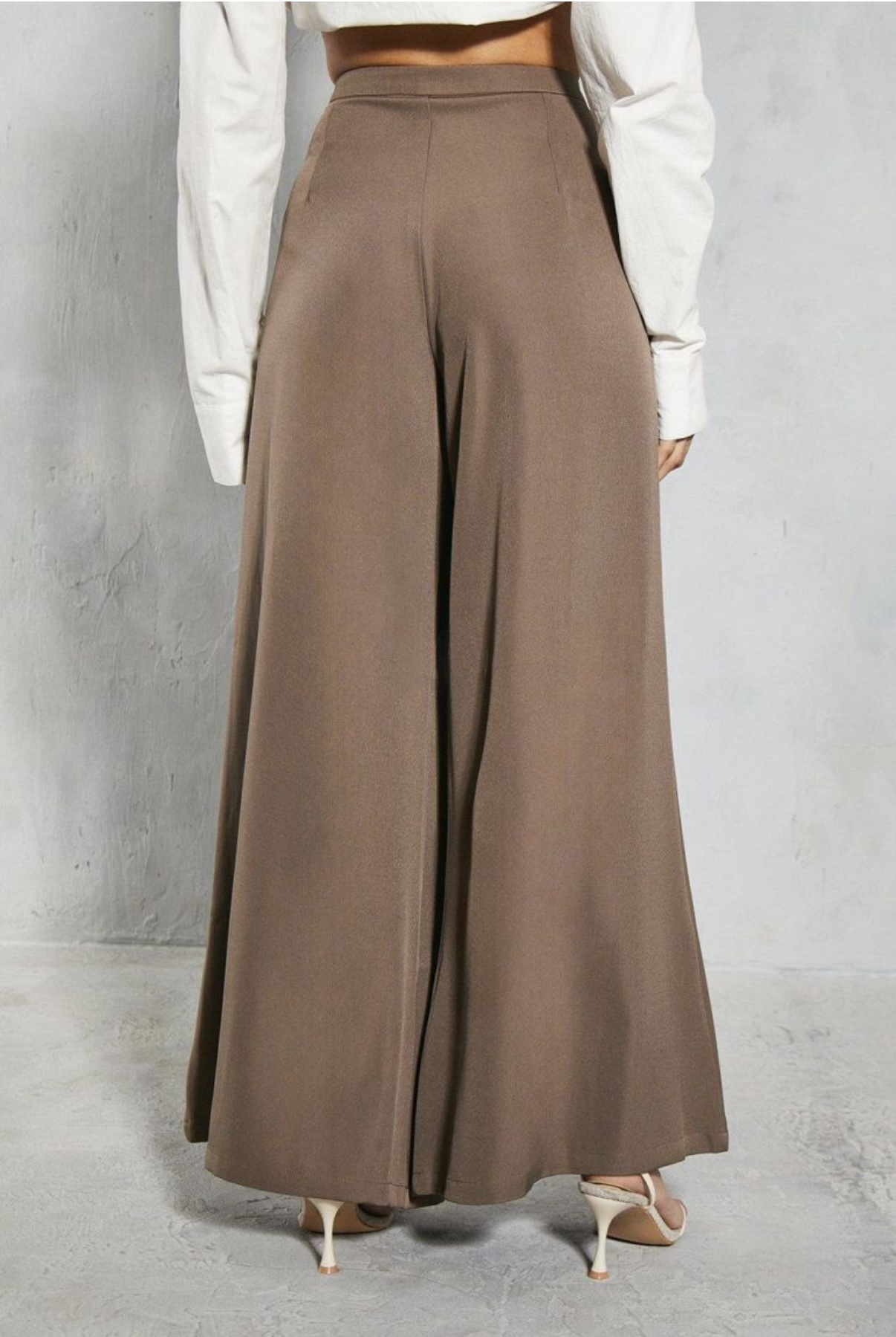 Брюки-палаццо Misspap широкі Мокко (29487679) - фото 3