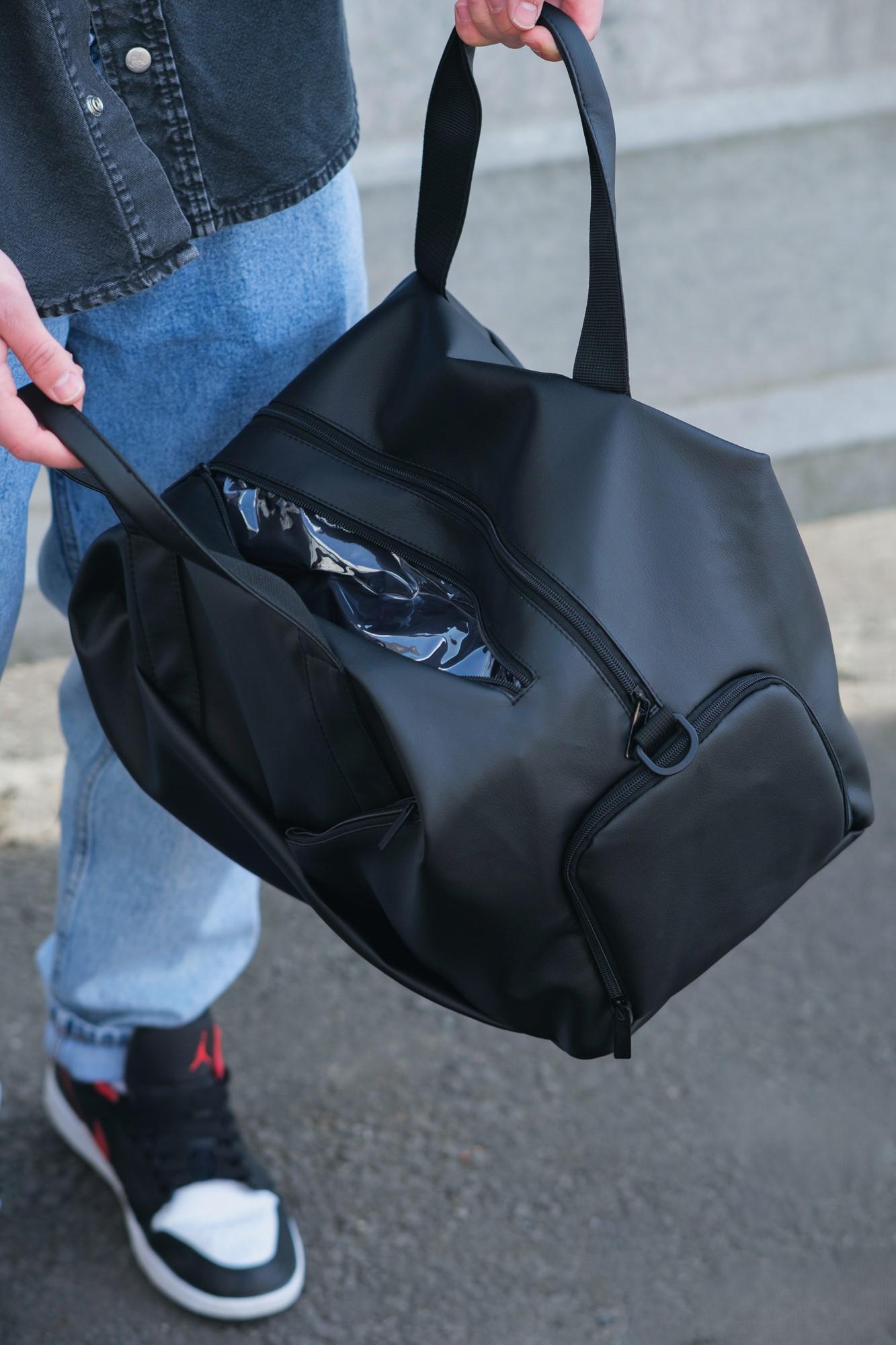 Сумка мужская Without Gym дорожная багажная Black (8049528) - фото 5 Сумка мужская Without Gym дорожная багажная Black (8049528) - фото 5