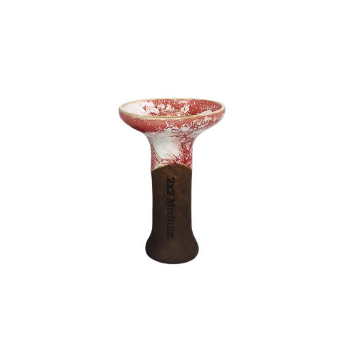 Чаша для кальяна 2x2hookah Medium + калауд Бело-красное молочение (482001639)