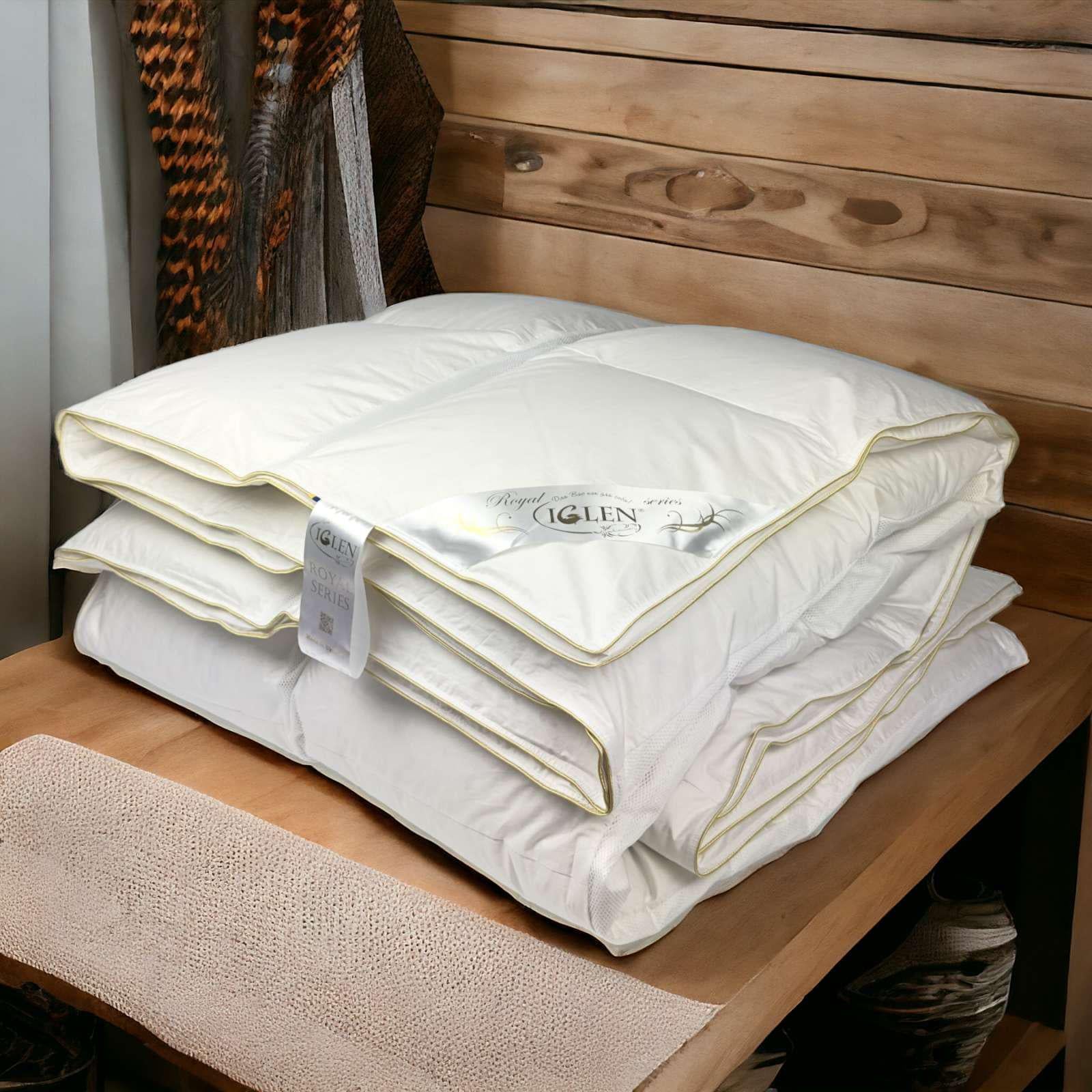 Одеяло пуховое IGLEN Royal Series Climate-comfort с белым пухом 160x215 см (16021510WRS)