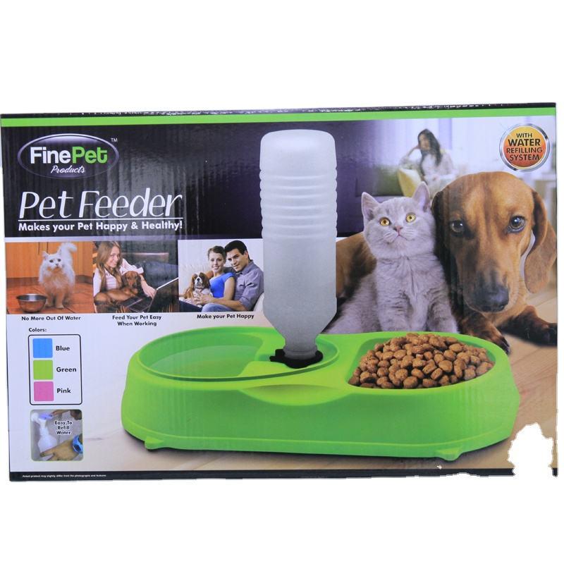 Миска для домашних животных Pet feeder с поилкой пластиковая (801273) - фото 5