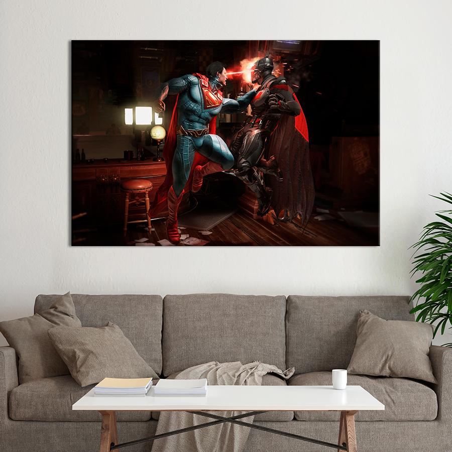 Настенний декор Ярость Супермена Injustice 2 51x34 см (A166-1)