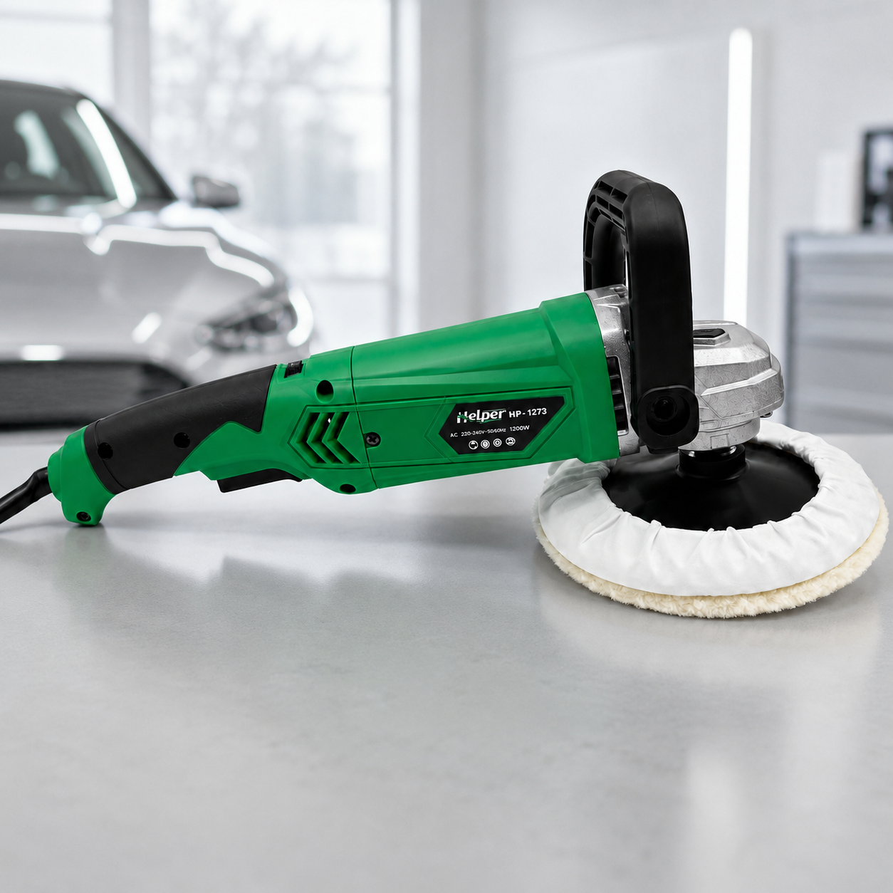Полировальная машина Helper HP-1273 180 мм 1200 Вт 500–3300 об/мин для авто/мастерской Полировальная машина Helper HP-1273 180 мм 1200 Вт 500–3300 об/мин для авто/мастерской