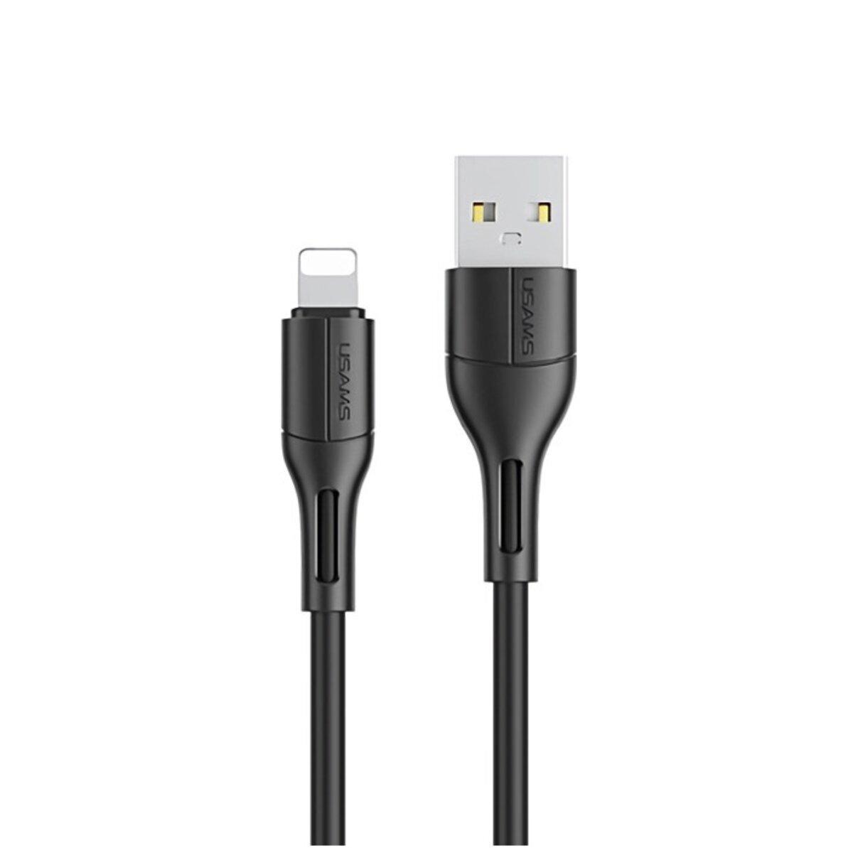 Кабель Usams US-SJ500 U68 Lightning Charging Data Cable 1 м Black (SJ500USB01)