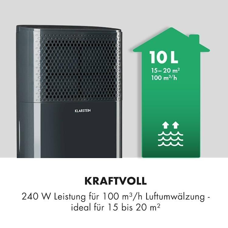 Осушувач повітря Klarstein DryFy 10 20 м2 (10032662) - фото 7