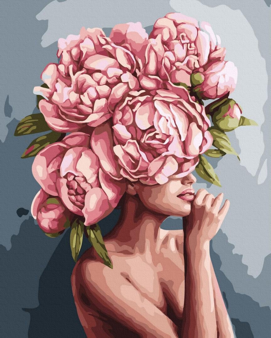 Картина по номерам Brushme Прикосновение пионов 40x50 см (GX41156) Картина по номерам Brushme Прикосновение пионов 40x50 см (GX41156)