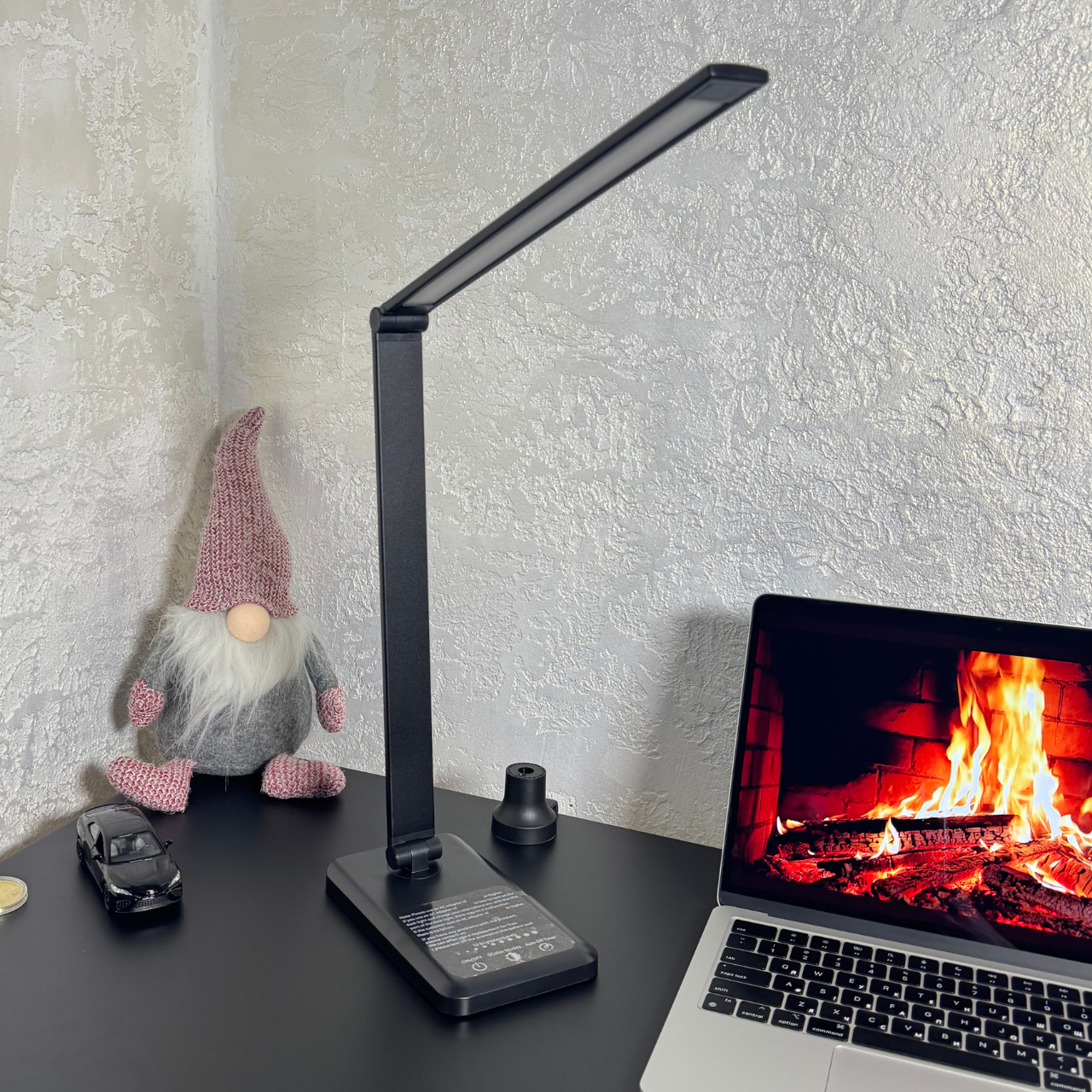 Лампа светодиодная настольная с USB-портом для зарядки с сенсорным управлением и защитой для глаз (QM019) - фото 4