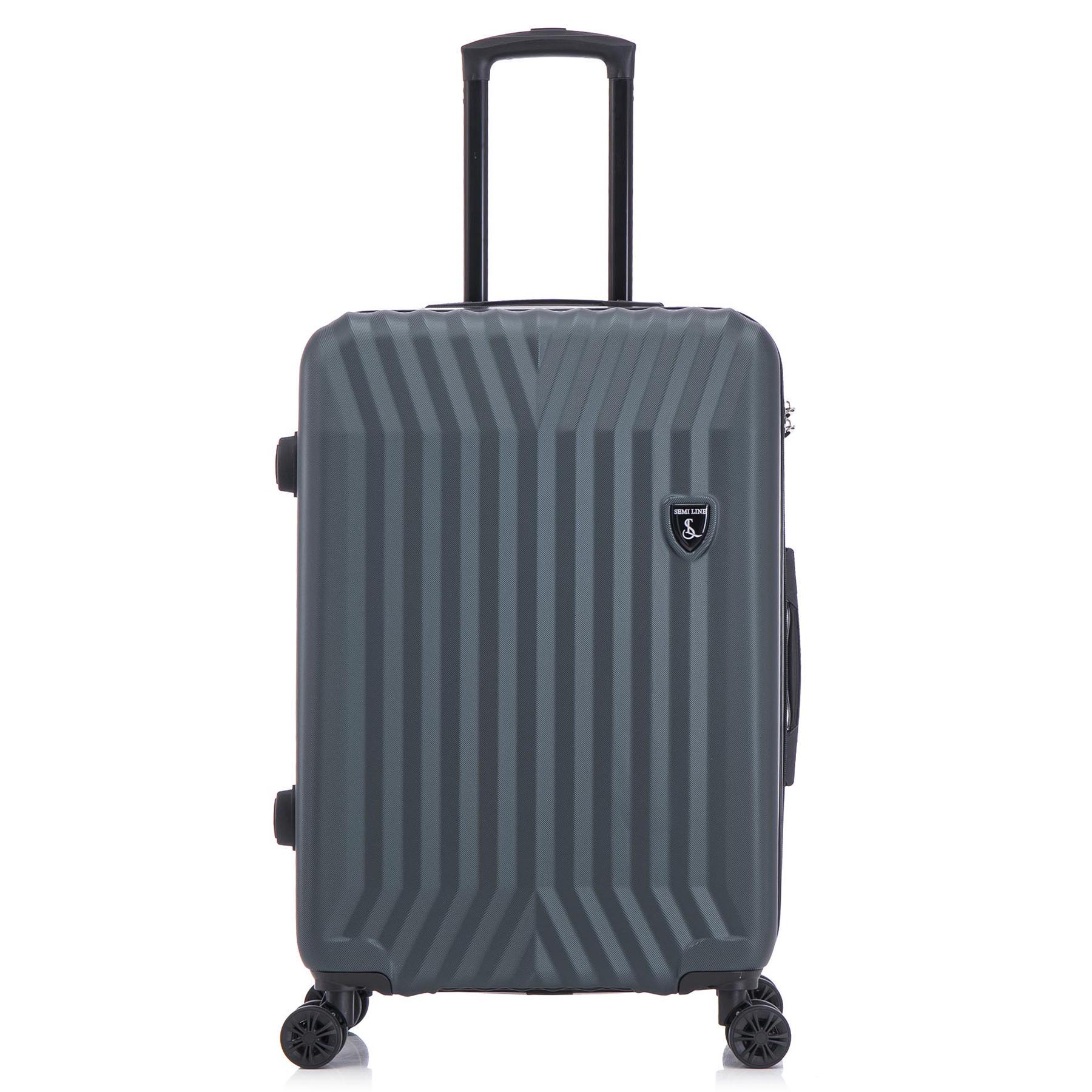 Чемодан SEMI LINE 24" M Navy-Green (T5859-2) - фото 2