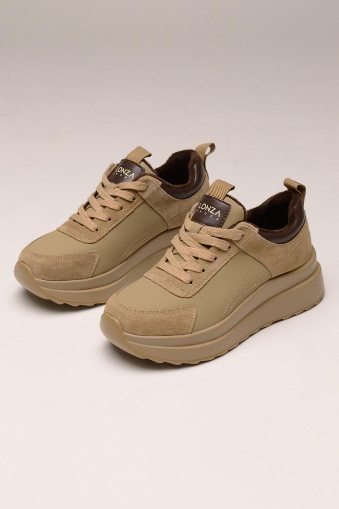 Кроссовки женские LONZA р. 40 Бежевый (179999) - фото 2 Кроссовки женские LONZA р. 40 Бежевый (179999) - фото 2