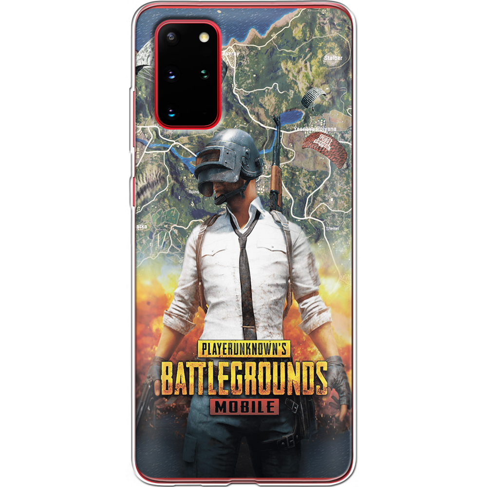 Чохол Boxface Samsung G985 Galaxy S20 Plus PUBG Mobile Прозорий силікон (38875-up2309-38874) - фото 1