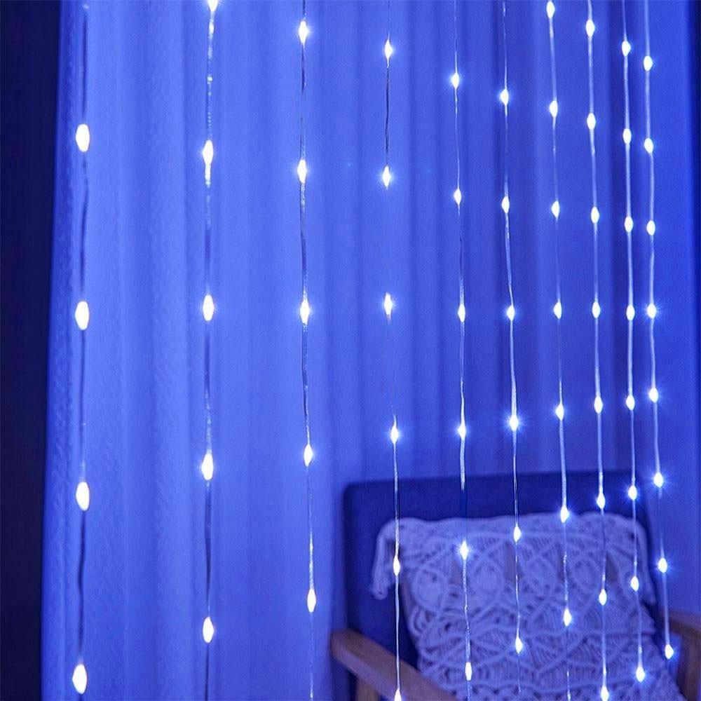 Гирлянда водопад светодиодная 200 LED 2x2 м 8 режимов 220В IP54 - фото 2 Гирлянда водопад светодиодная 200 LED 2x2 м 8 режимов 220В IP54 - фото 2