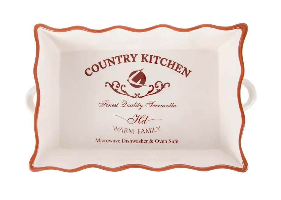 Блюдо для запікання та сервірування Country kitchen 29x18,5x6 см