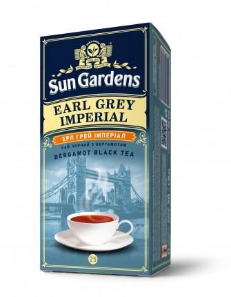 Чай чорний Sun Gardens Earl Gray Imperial 50 г 25 ф/п
