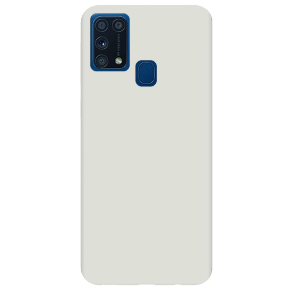 Силиконовый чехол Zorrov для Samsung Galaxy M31 - Полупрозрачный матовый soft touch (14190080209099642) - фото 1