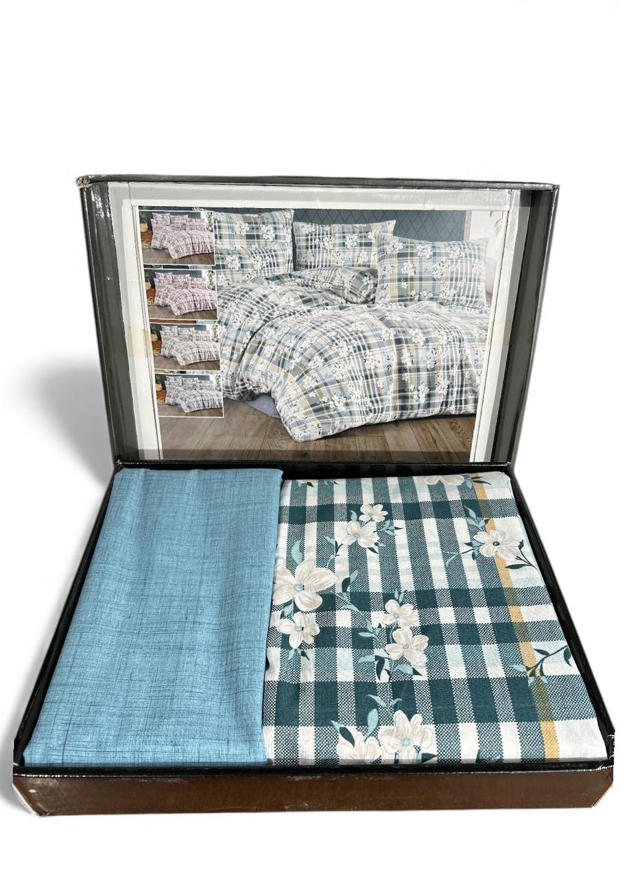 Постельное белье Евро Luiza Home Floral Check (2829373616)