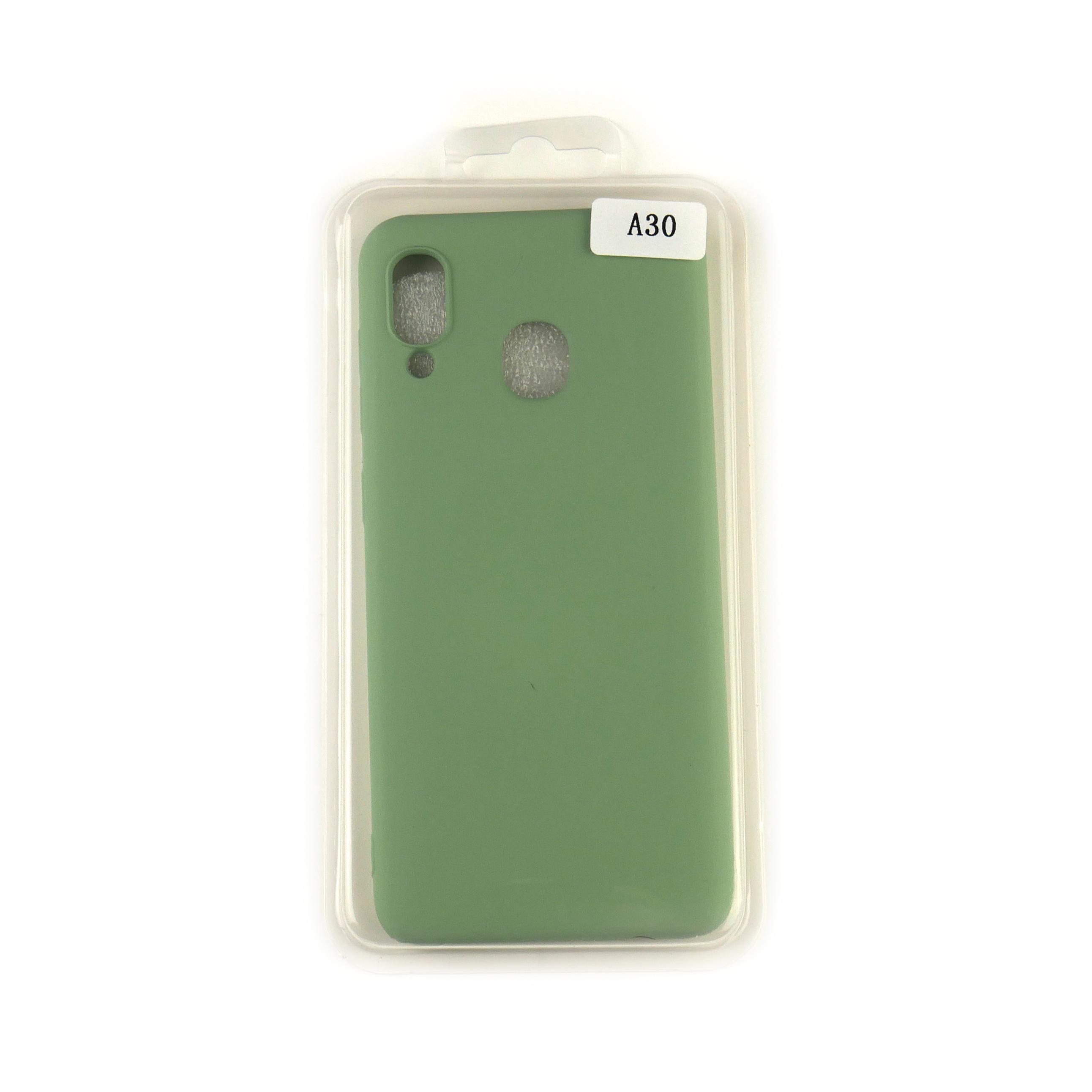 Чехол Silicone Case Full Cover Samsung A30 Зеленый
