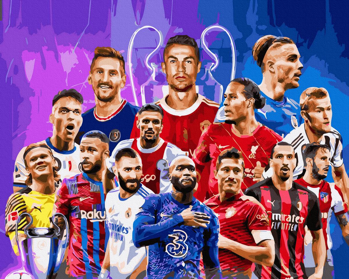 Картина по номерам Футболисты 40х50 (GX44610)