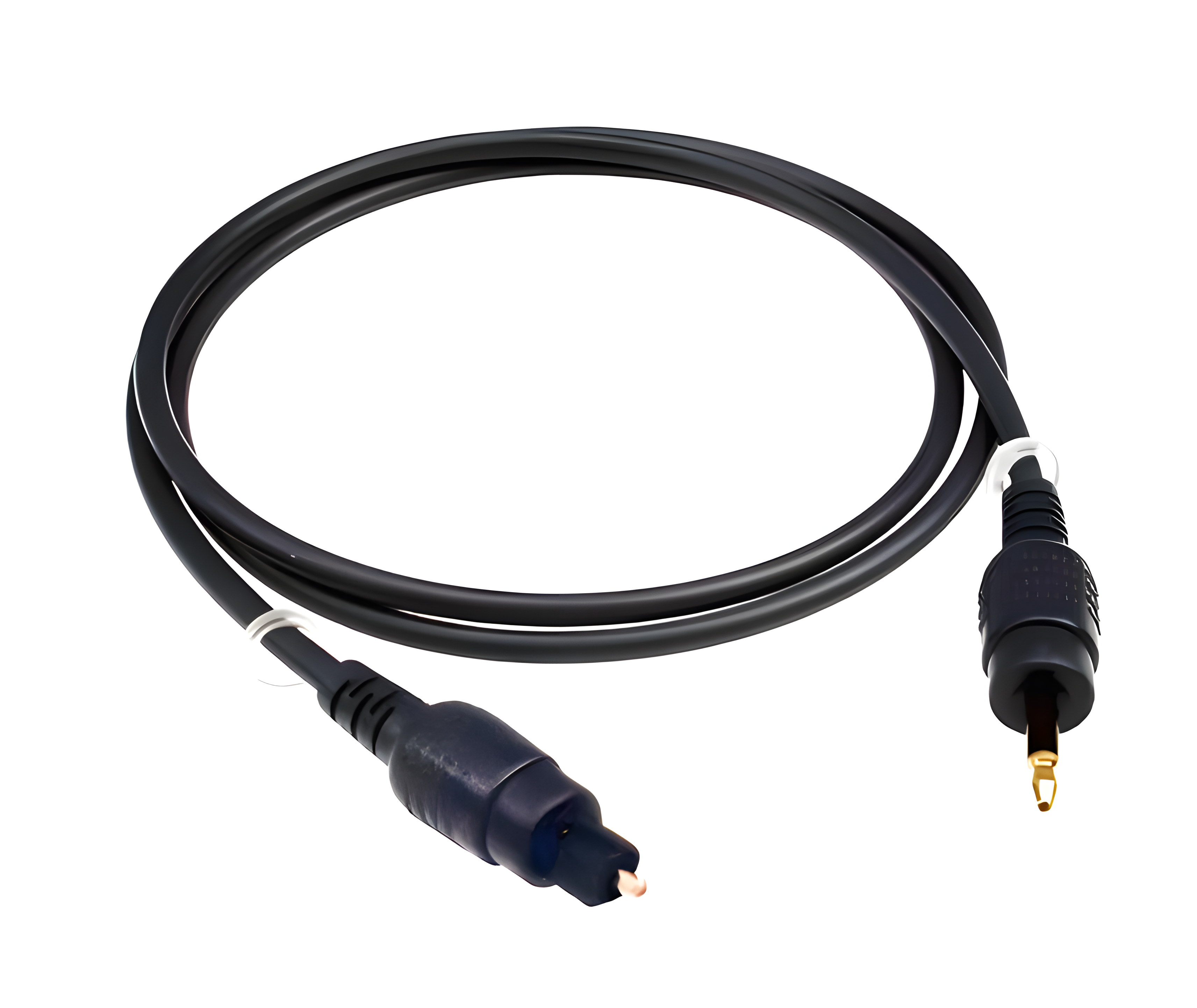 Кабель цифровой оптический профессиональный Klotz FOPTM02 TOSLINK/Mini Plug d 5 мм 2 м Черный (000001823)