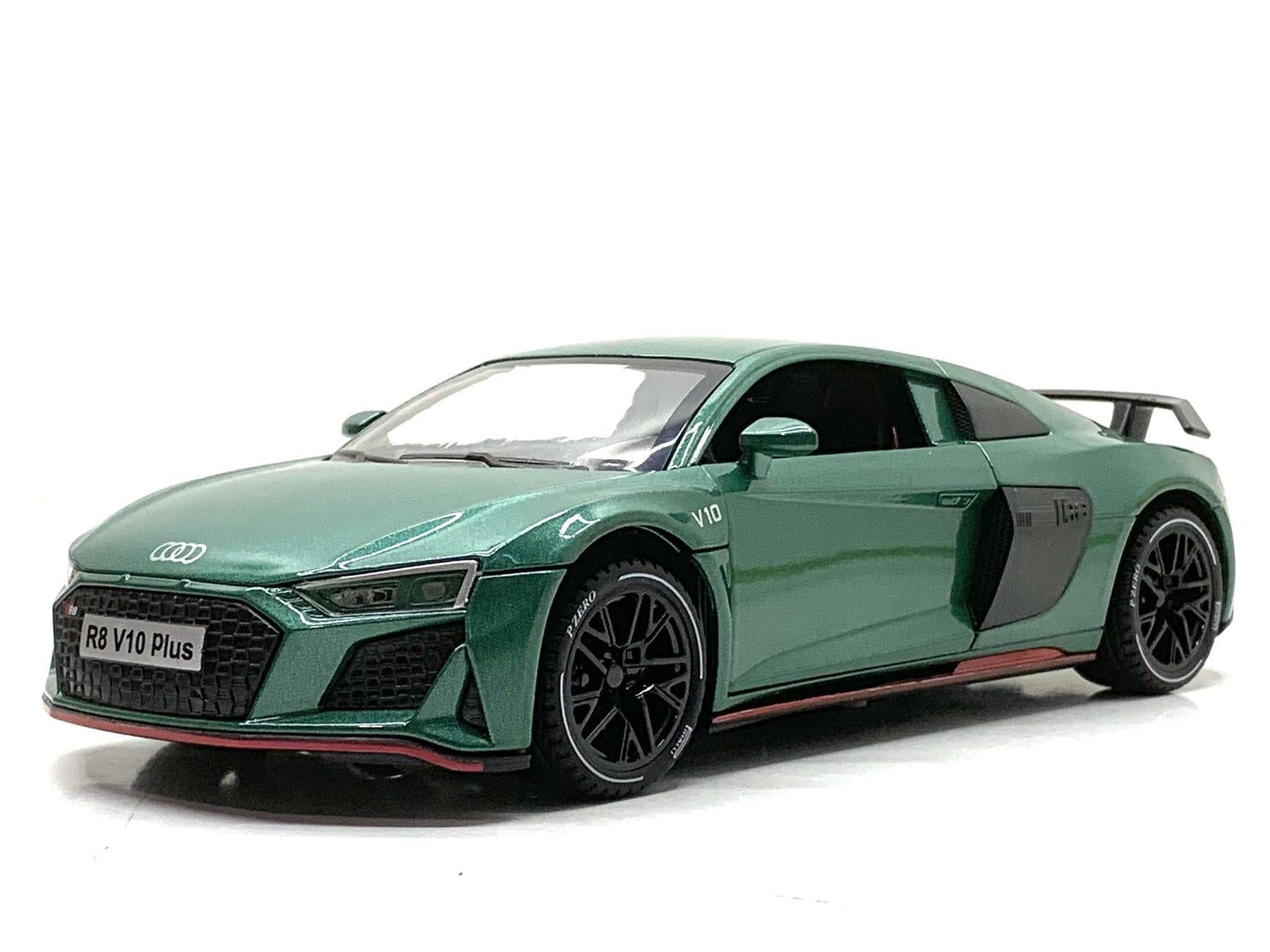 Машина АвтоСвіт Audi R8 инерционная масштаб 1:24 открываются двери/капот/багажник 20 см Зеленый (AP-2017)