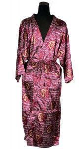 Халат женский для дома р.48-52 Малиновый (В4340)