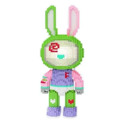 Конструктор Magic Bloks 3D Кролик из пластика на 2088 дет. Разноцветный (150-98-KB9122)