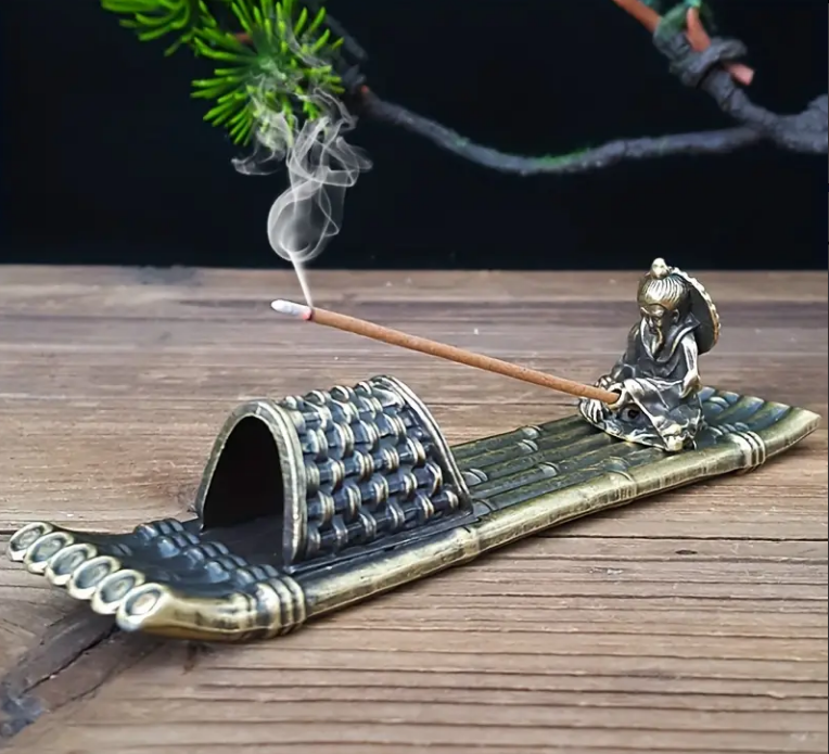 Аромалампа для благовоний Лодочка металлическая 3х12,9х3,2 см (EG4034)