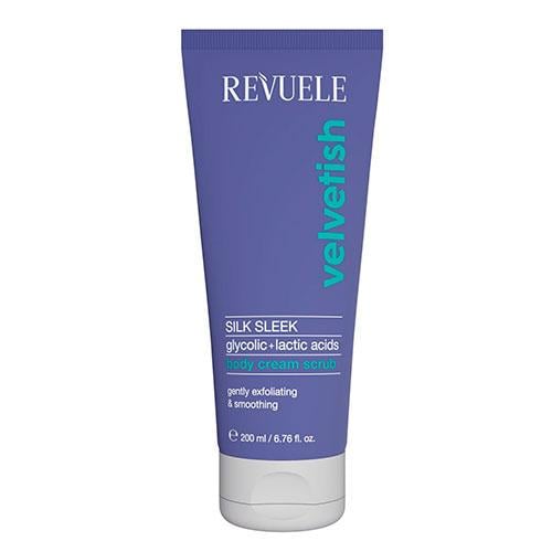 Скраб для тела Revuele Velvetish Silk Sleek с гликолевой и молочной кислотами 200 мл (2761337676)