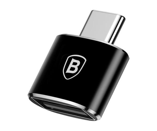 Перехідник OTG Baseus CATOTG-01 Type-C - USB Black