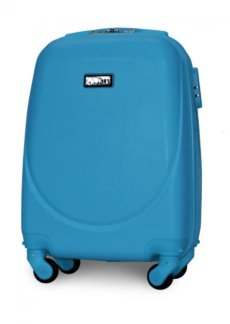 Валіза пластикова Fly 310 XS міні ручна поклажа на 4 колесах Блакитний (CEKRBFL310XM4GOL) - фото 1 Валіза пластикова Fly 310 XS міні ручна поклажа на 4 колесах Блакитний (CEKRBFL310XM4GOL) - фото 1