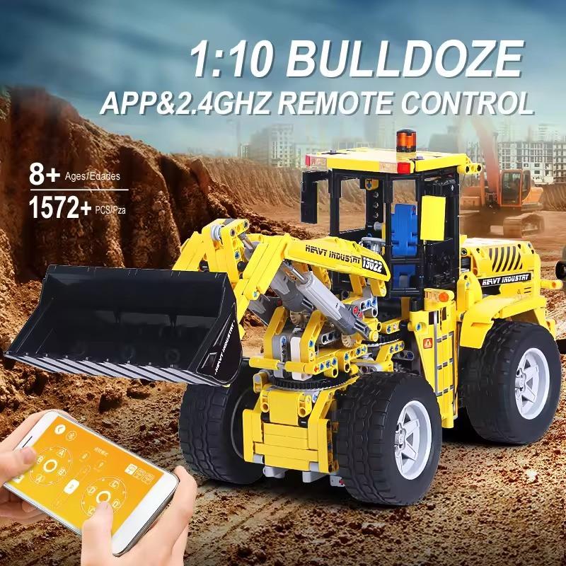 Конструктор Бульдозер детский на дистанционном управлении 1572 дет. - фото 6 Конструктор Бульдозер детский на дистанционном управлении 1572 дет. - фото 6