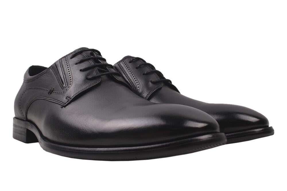 Туфли мужские Anemone из кожи р. 43 Черный (98-20DT)