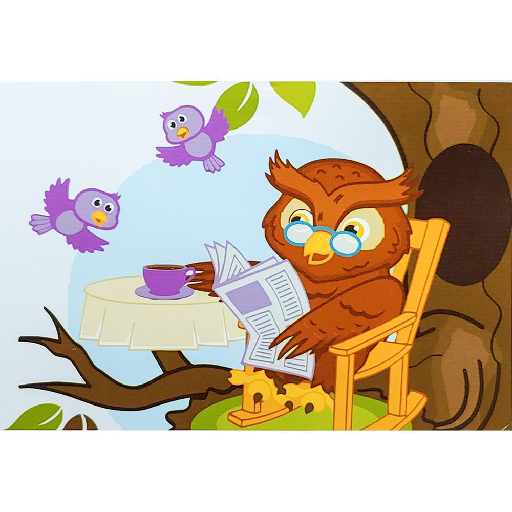 Картина по номерам Strateg Премиум Мудрая сова 30х40 см (SS6664)