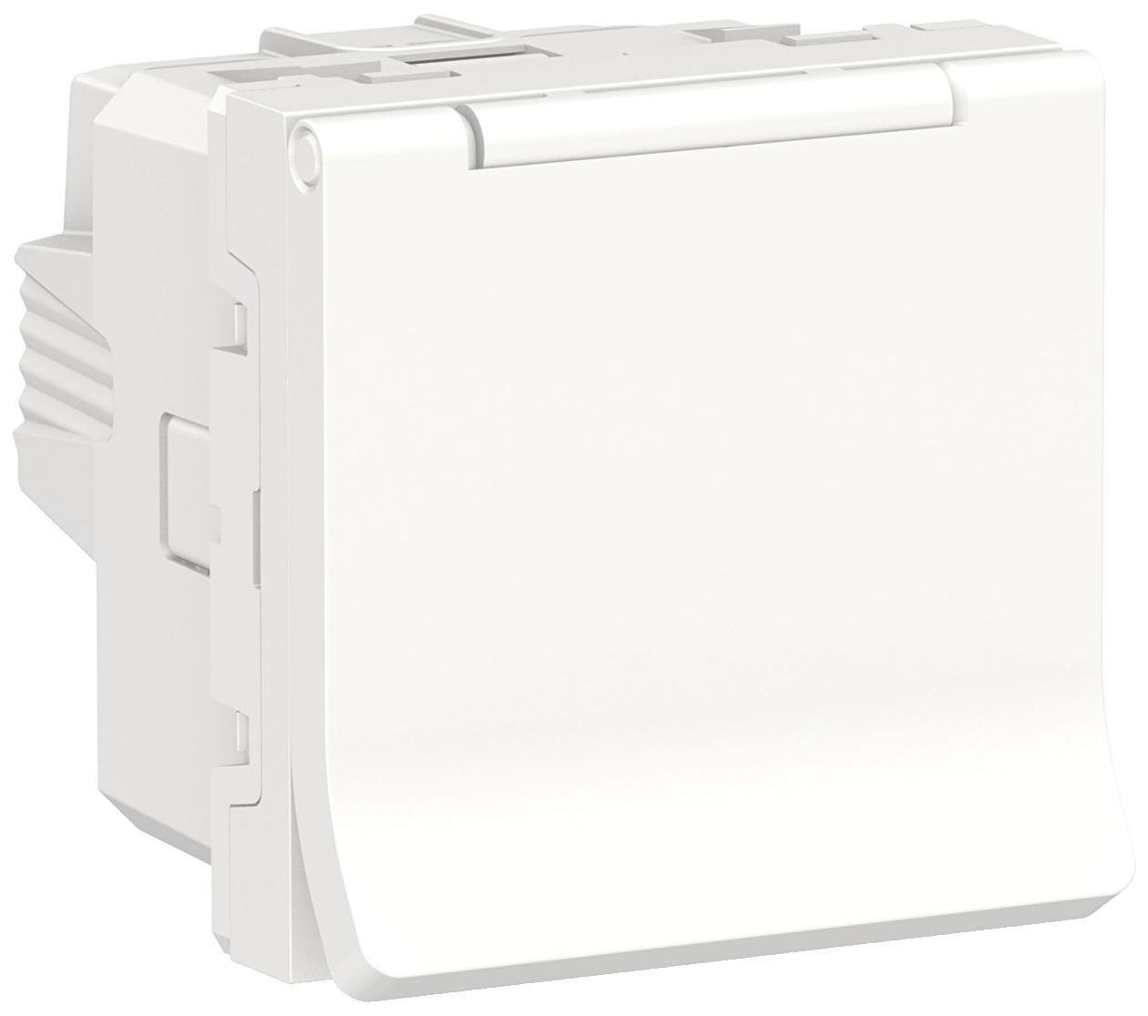 Розетка с клеммами/шторками и крышкой Schneider Electric Unica New 16А Белый (NU303718TA) Розетка с клеммами/шторками и крышкой Schneider Electric Unica New 16А Белый (NU303718TA)