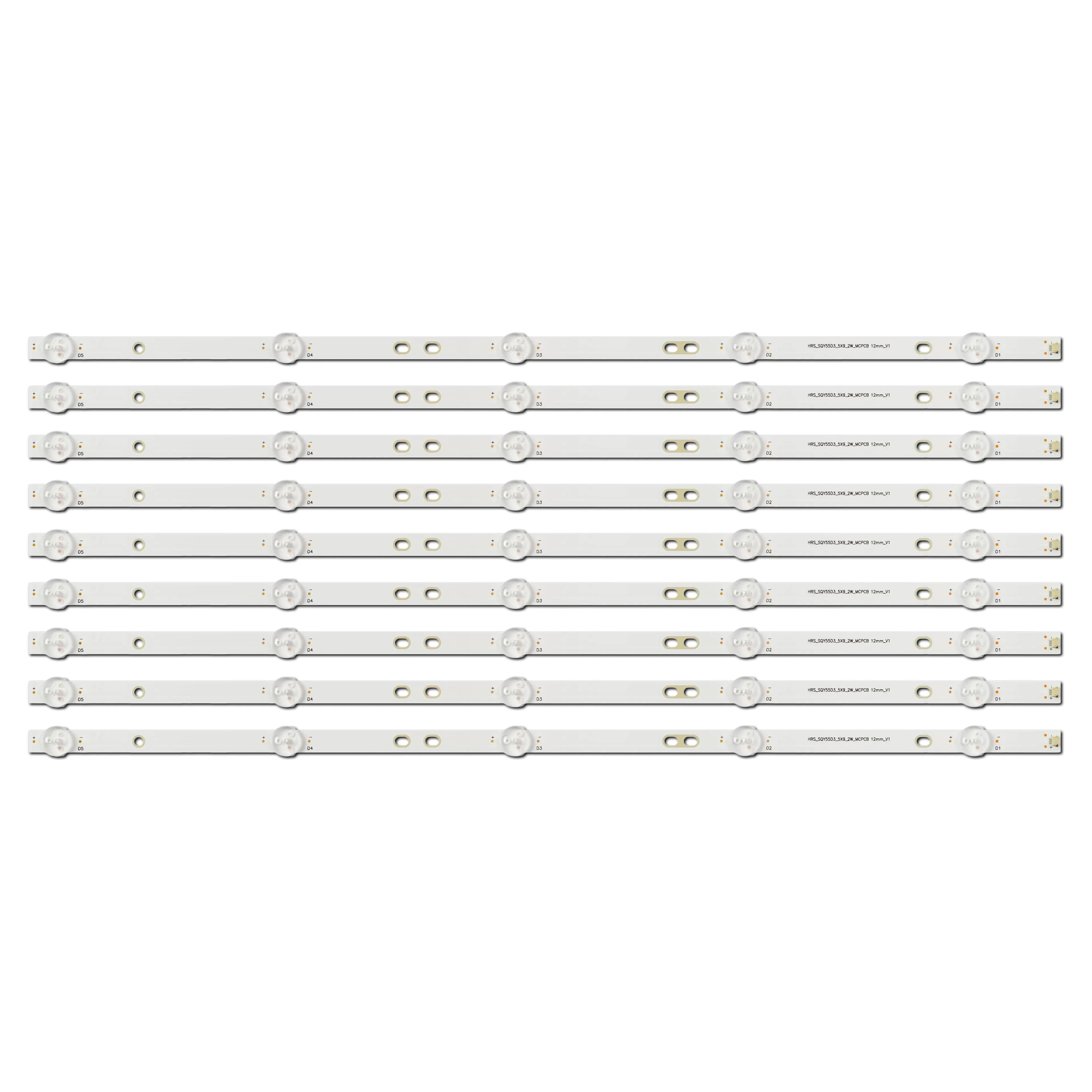 Комплект LED подсветки для TV HRS_SQY55D3_5X9_2W_MCPCB SJ.QA.D5500501-3030CS-M 1.14.MD550106 200926 HV550QUB-F5A 55" 9 шт. (ART-14755)